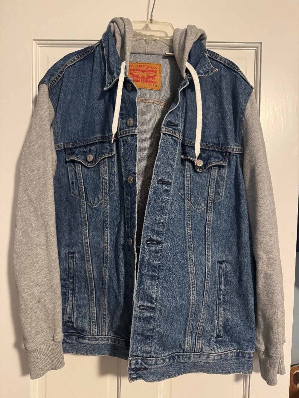 Levi Strauss Hooded Hybrid Trucker jacket, XXL